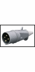 Polam Nakło Plug 32A 3P+Z IP44 kovové přenosné 380V kulaté kolíky - 3143-326