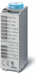 Finder Časové relé 4P 7A 230 - 240V AC multifunkční Al, Dl, SW, GI (85.04.8.240.0000)