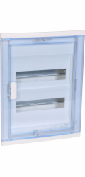 Legrand RWN N+PE zapuštěná rozvaděčová krabice 2x12 s průhlednými dvířky 602422