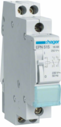 Hager Impulzní relé 16A 230V AC 110V DC 1NO+1NC (EPN515)