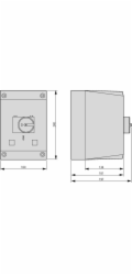 Eaton Pouzdro jističe motoru IP65 pro povrchovou montáž CI-K4-PKZ4-G (225524)