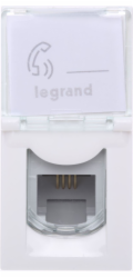 Legrand Telefonní zásuvka RJ11 bílá (078730)
