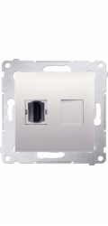 Kontakt-Simon Kontakt Simon HDMI zásuvka Simon 54 krémová (DGHDMI.01/41)