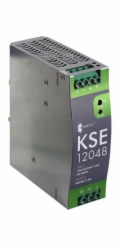 SilentiumPC Spínaný napájecí zdroj KSE 12048M 230/48VDC 2,5A 120W na DIN lištu, Vstup: 96-264VAC Výstup: 48-50VDC, Ta70, 17000-1547