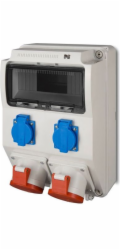Elektro-Plast Rozvaděč pro budovy 9 modulů 2x2P+Z 2x5P/16A bez ochrany RS-9 (6221-00)