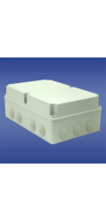 Elektro-Plast Povrchová krabice, hermetická, prázdná, s membránami, 348 x 228 mm IP65 PH-5A.3, šedá (28,53)
