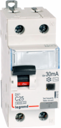 Legrand Diferenciální jistič 2P 25A C 0,03A typ AC P312 DX3 (411015)