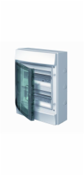 ABB Povrchová rozvaděč s průhlednými dveřmi IP65 s N + PE pásky (1SLM006502A1204)