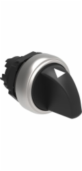 Lovato Electric 3-polohový spínač, černý, s vratnou pružinou (LPCS131)