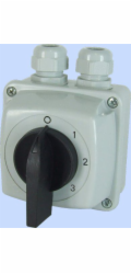 Elektromet Vačkový spínač 0-1-2-3 3P 16A v krytu IP65 Arc E16-63 (951663)