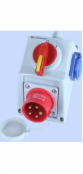 Elektromet Sada C16-18.1N odpojovač 0-1 + zástrčka 16A IP44 (971643)