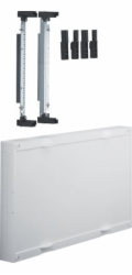 Hager ův blok s plným krytem, prázdný, 300 x 500 x 125 mm, Univers N (UD22F1)