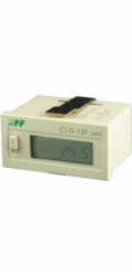 F&F Počítadlo provozních hodin 4-30V DC 6místný digitální panel 48x24mm (CLG-13T 24)