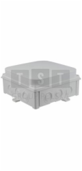 Simet 35300202 Nástěnná krabice 188x188X88 mm, bez halogenů, samozhášivá, odolná vůči UV záření, IP67, UL94 V0, N180x180S šedá 35300202