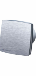 Vents Axiální ventilátor O 100 14W 33dB časovač + hygrostat kartáčovaný hliník (100LDATHMET)