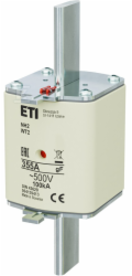 Eti-Polam Pojistková vložka NH2 355A gF 500V 004139413