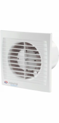 Vents Nástěnný ventilátor 125mm 16W 35dB s vypínačem na šňůrce bílý (125SV)
