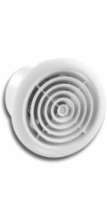 Ventika Stropní ventilátor 150 mm 230V 24W 125 m3/h 38 dB kuličková ložiska standard CENTRO D150KSEL