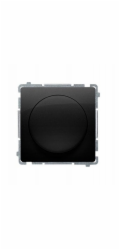 Kontakt-Simon Simon Basic Jednopólový otočný stmívač pro stmívatelné LED diody 230V (modul) černý BMS9L.01/49