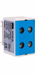 EM Group 2kolejný konektor na kolejnici 1,5-50 mm2 šedomodrý EURO multiOTL 50 2xAl/Cu (607050 BL)