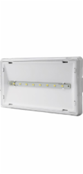 AWEX Nouzové svítidlo EXIT S IP65 ECO LED AT 3W 310lm 1h jednoúčelové bílé ETS/3W/ESE/AT/WH