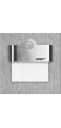 SKOFF TANGO LED PIR světlo s pohybovým senzorem 120 stupňů 10V DC 1,0W IP20 6000K leštěné s pohybovým senzorem MJ-TAN-KW