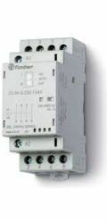 Finder Modulární stykač 4Z 25A 24V AC/DC s funkcí automatického zapnutí/vypnutí (22.34.0.024.4340)