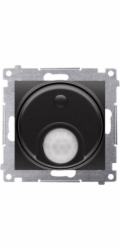 Kontakt-Simon Simon 54 Spínač s pohybovým senzorem (modul) 20-500 W matná černá DCR10T.01/49