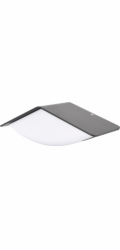 Bemko Nástěnná lampa VALIT 10W 4000K 850LM IP65 OVAL GRAPHITE Bemko 6196