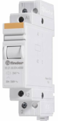 Finder Modulární výkonové relé 1NO 20A 230V AC, kontakt AgSnO2 (22.21.8.230.4000)