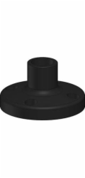 Siemens Montážní základna plastová vertikální černá 70 mm (8WD4308-0DB)