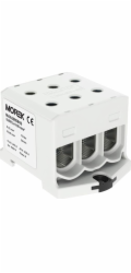 MOREK Přípojnicový konektor 6-95mm2 šedý 6 otvorů AL/CU 1000V TH35 1P MAA3095A10 Morek 4313