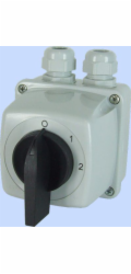 Elektromet Vačkový spínač 0-1-2 5P 16A v krytu IP44 Arc E16-33 (951632)