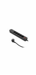 Düwi Prodlužovací kabel PD20 pro rychlé nabíjení, 5 zásuvek s vypínačem + 2x USB (A+C), 1,4 m SQUALL, grafit / 34099