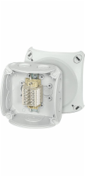Hensel Rozvodná krabice 93x93x62 5x2,5mm2 CU/AL IP66 šedá RK 0205 T (62000172)