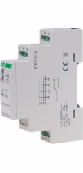 F&F Mikroprocesorový snímač fázové posloupnosti a ztráty fáze , True RMS, montáž na DIN lištu CKF-316-TRMS