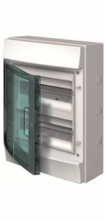 ABB Hermetický modulární rozvaděč Mistral65 2x12 M24 IP65 průhledné dveře 65P12X22Z 1SLM006501A1204