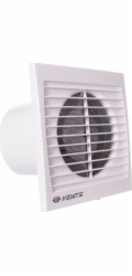 Vents Ventilátor pro domácnost fi 100 230V 5.6 78m3/h 26dB nástěnný standardní (STYLE S) 100S