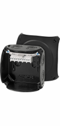 Hensel Rozvodná krabice 130x130x77mm 5P 4 mm2 IP66/67 černá KF 0604 B (62000054)
