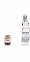 LAPP Adaptér se zásuvkou RJ45 kat. 6A na DIN lištu TH35 EPIC DATA HS RJ45 F 10G B (21700614)