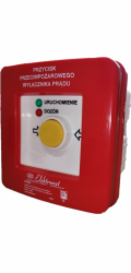 Elektromet Tlačítko požárního hlásiče , 2 proudové cesty, 12A, RZ, automatické červené/zelené diody, 230V AC/230V AC, PPWP-1s A/4 904550