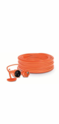 KEL Prodlužovací kabel Garden 1 zásuvka s/bez zásuvky 20 m 16 A oranžová (W-96984)