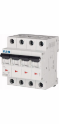 Eaton Jistič 4P C 25A 6kA AC PL6-C25/4 166523