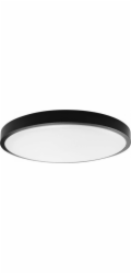V-TAC Stropní svítidlo V-TAC 36W LED kulaté 35cm přisazené IP44 černé VT-8630B 4000K 3820lm
