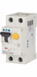 Eaton Proudový chránič 2P 25A B 0,03A Typ AC 6kA PFL6-25/1N/B/003 286433