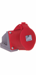 PCE Zásuvky 32A 7P400V červená IP44 127-6V