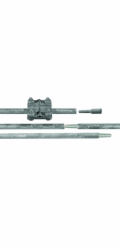 Pawbol Bezzávitový zemnicí prut, kompletní, skládací, 3 m, průměr 16 mm (2x1,5 m), OC, žárově zinkovaný, R.8055BG