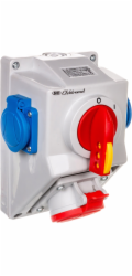 Elektromet Instalační sada s odpojovačem OI 1x16A 5P 400V, 2x16A 2P+Z C16-18.2N IP54 (971661)