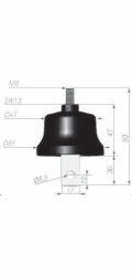 Apator Svodič přepětí A 500V 5kA ASA 500-5B (63-930100-131)