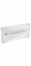 AWEX Nouzové svítidlo EXIT IP65 1W 3h víceúčelové AT ETE/1W/BSA/AT/WH